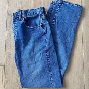 high-waisted baggy vintage GAP jeans